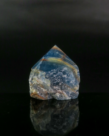 Blue Onyx Semi Polished Point