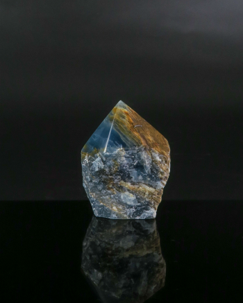 Blue Onyx Semi Polished Point