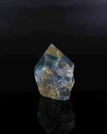 Blue Onyx Semi Polished Point