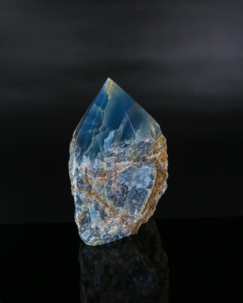 Blue Onyx Semi Polished Point #2