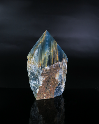 Blue Onyx Semi Polished Point #2