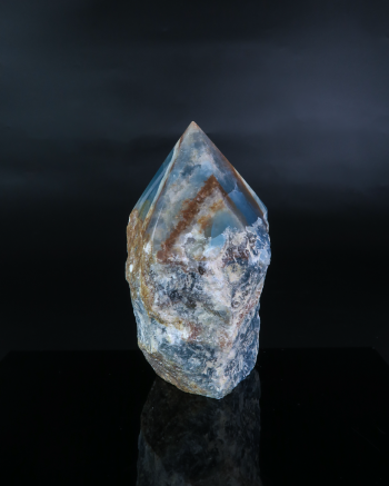 Blue Onyx Semi Polished Point #2