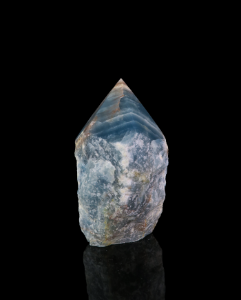 Blue Onyx Semi Polished Point #4