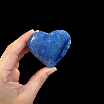 Blue Quartz Heart