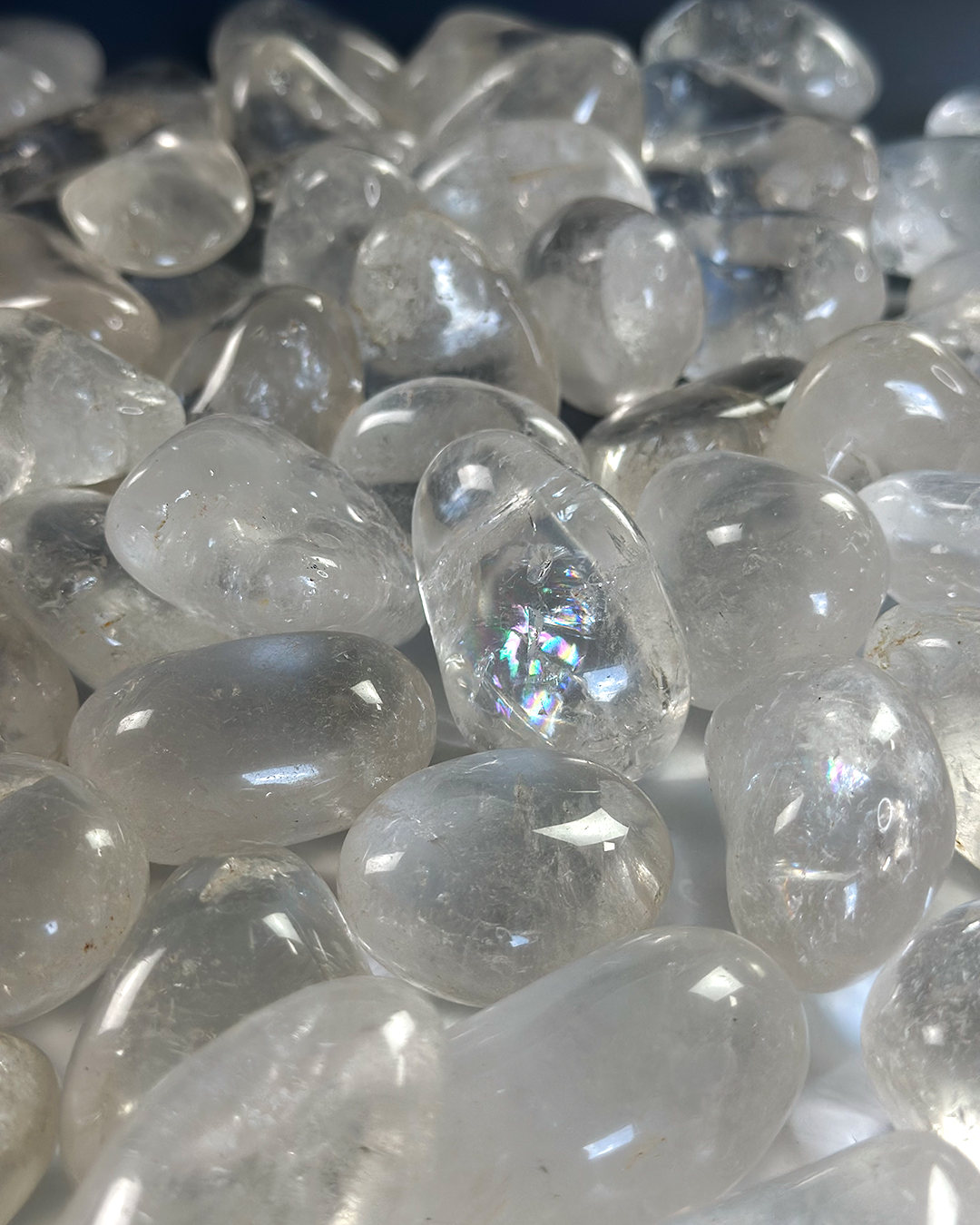Tumbled Clear Quartz (Oversized) "Hot Deal" 104 Pack