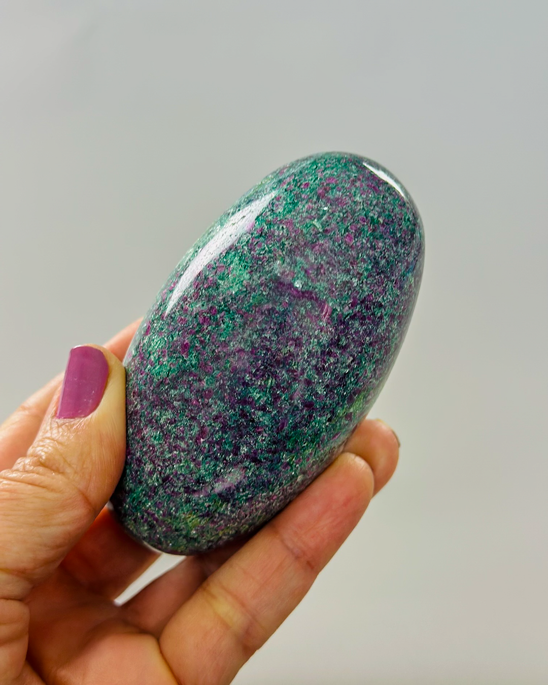 Ruby Kyanite Lingam