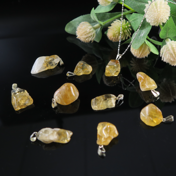 Tumble Citrine Pendant #2