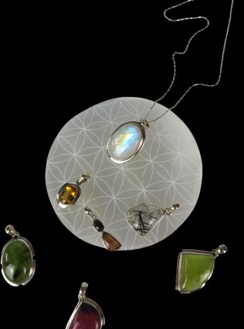 Mix Gem Crystal Pendant 10 Pack #2