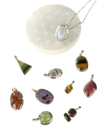 Mix Gem Crystal Pendant 10 Pack