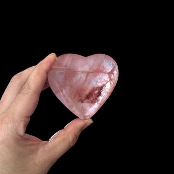 Hematoidal Quartz Red, Heart