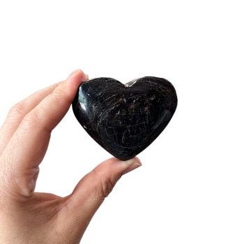 Black Tourmaline Heart