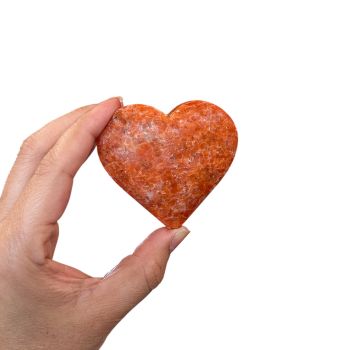 Calcite Oroange Heart