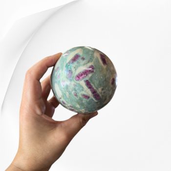 Ruby Fuchsite Sphere #3