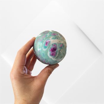Ruby Fuchsite Sphere