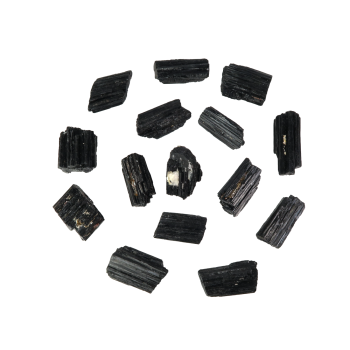 Black Tourmaline Log (Medium)  15 Pack