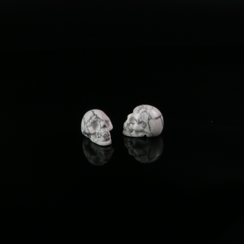 Howlite Skull- (Unit) #4