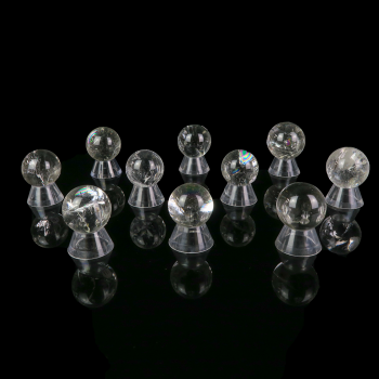 Clear Quartz Sphere Small 10 Pack #2