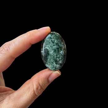 Seraphinite Palm Stone
