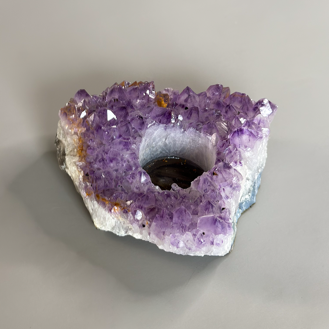 Candle Holder, Amethyst