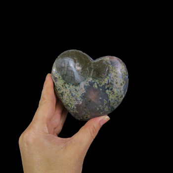 Amethyst Druzy Heart #2