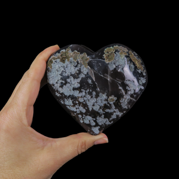 Amethyst Druzy Heart #2