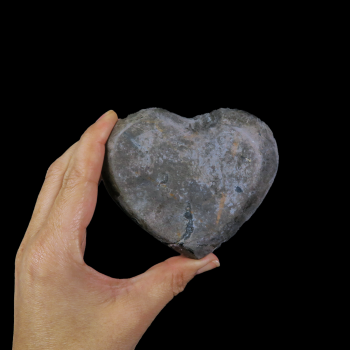 Amethyst Druzy Heart #2