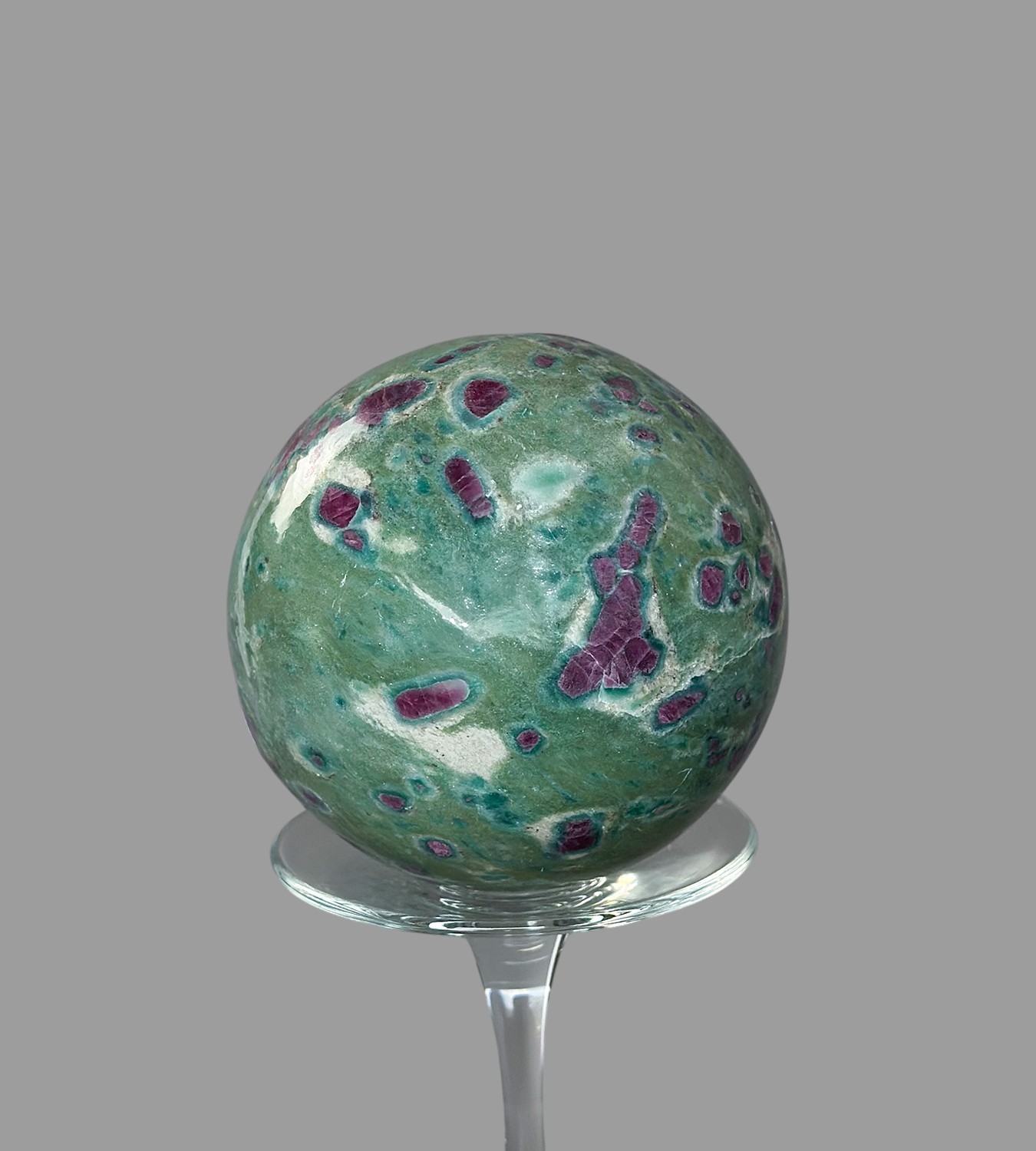 Ruby Fuchsite Sphere