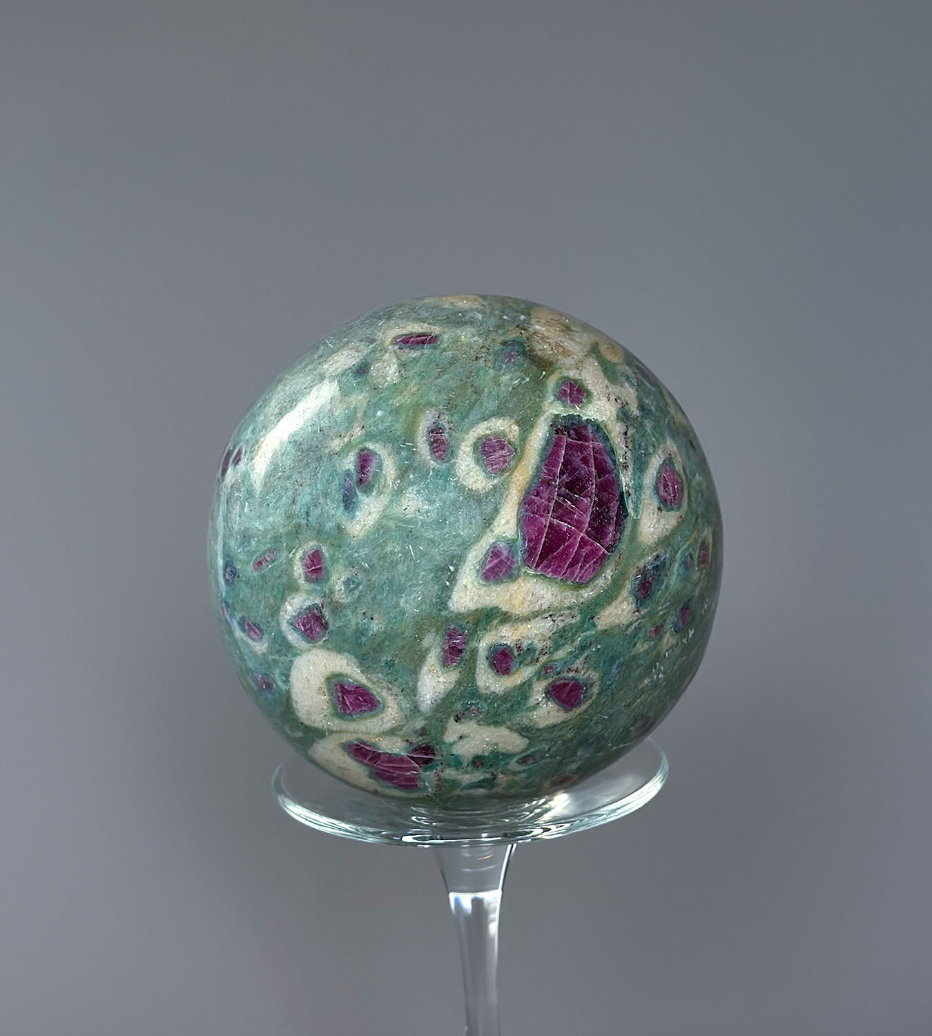 Ruby Fuchsite Sphere