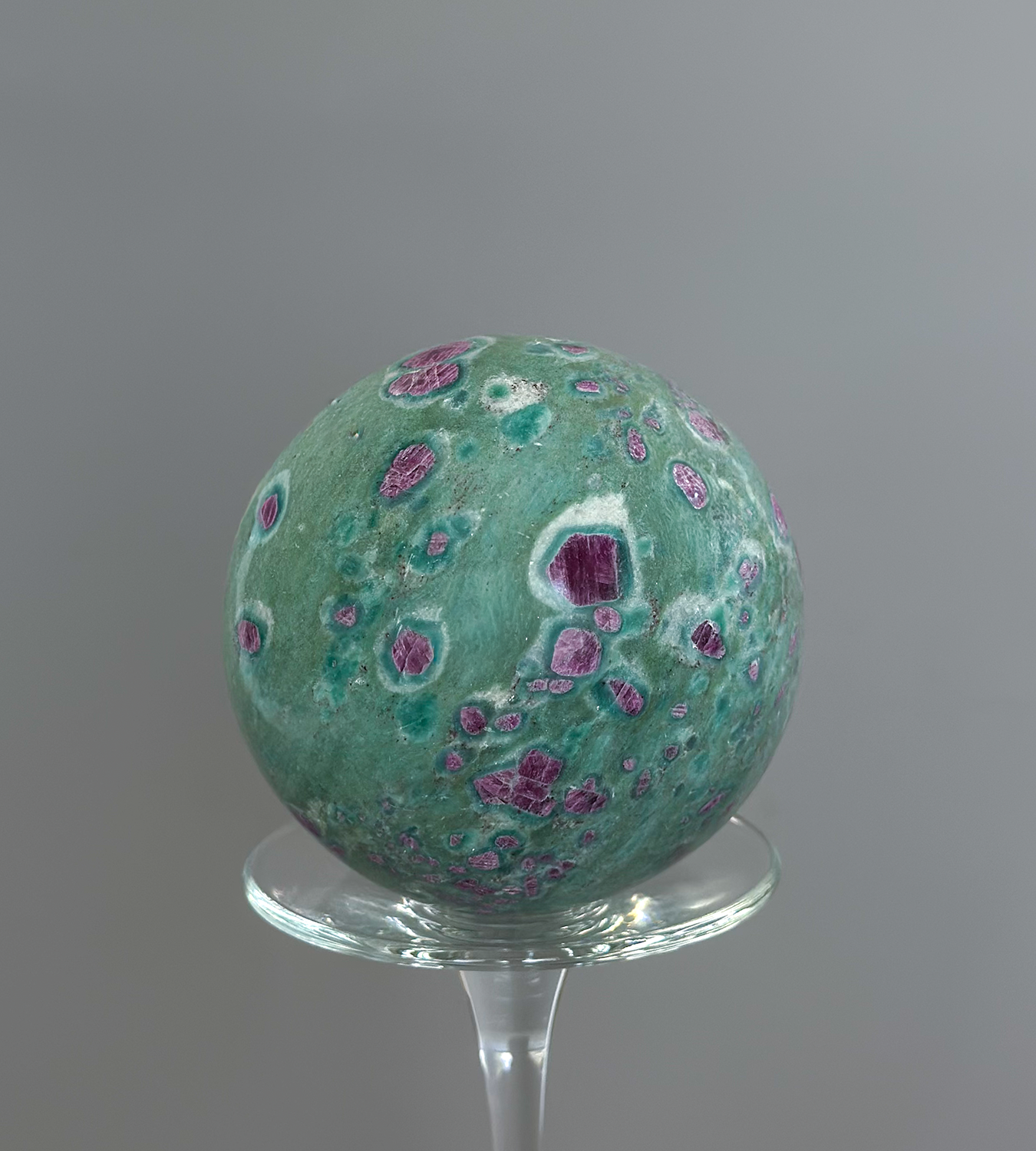 Ruby Fuchsite Sphere