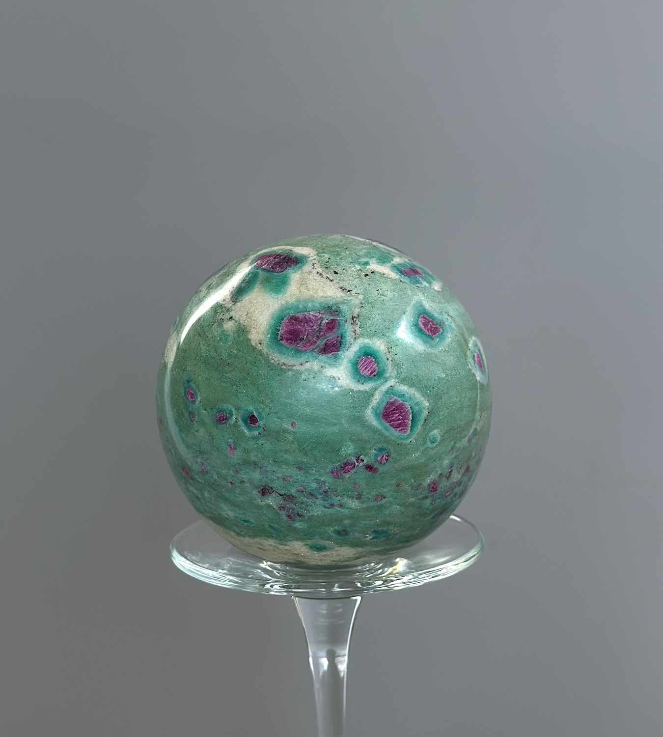 Ruby Fuchsite Sphere