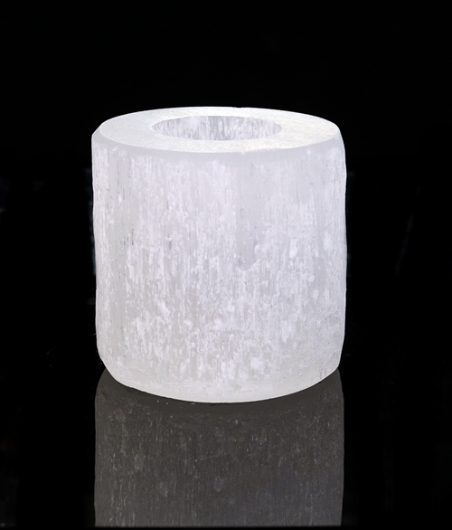 Candle Holder, Selenite