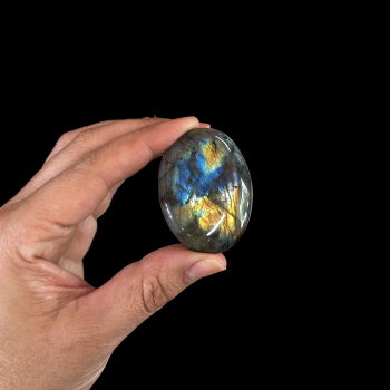 labradorite Palm Stone