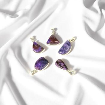 Charoite pendant Small 5 Pack