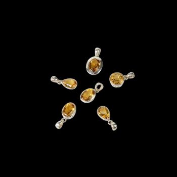 Citrine Jewelry Pendant Small 6 Pack