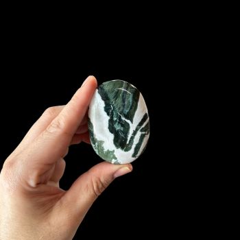 Green Sardonyx Palm Stone