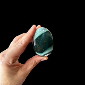 Green Sardonyx Palm Stone