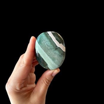 Green Sardonyx Palm Stone
