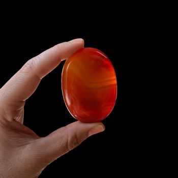 Agate Carnelian Palm Stone