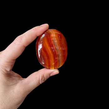 Agate Carnelian Palm Stone