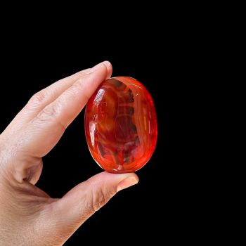 Agate Carnelian Palm Stone