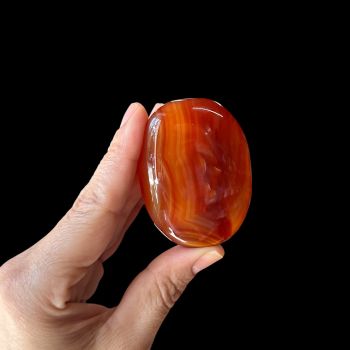 Agate Carnelian Palm Stone