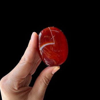 Agate Carnelian Palm Stone