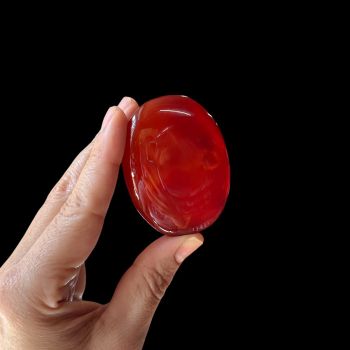 Agate Carnelian Palm Stone