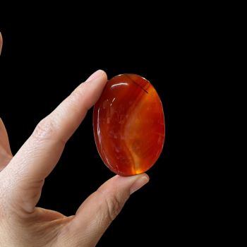 Agate Carnelian Palm Stone