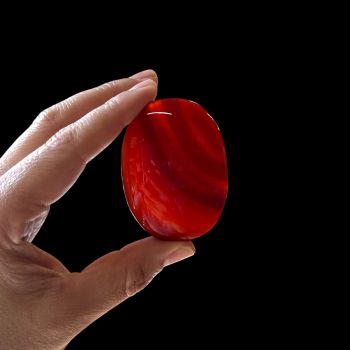 Agate Carnelian Palm Stone