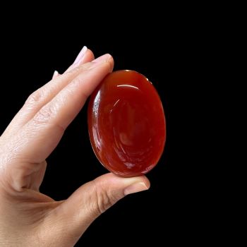Agate Carnelian Palm Stone