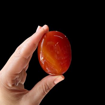Agate Carnelian Palm Stone