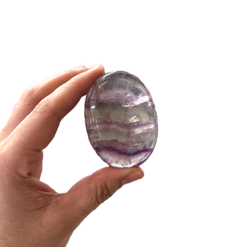 Fluorite Palm Stone