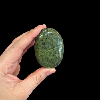 Nephrite Jade Palm Stone