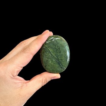 Nephrite Jade Palm Stone